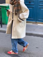 値下げ！＊MONCLER モンクレール＊DAURADE フリルデモッズコート