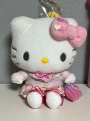 ハローキティ 50周年 ぬいぐるみ サンリオ 美品 ハート 星