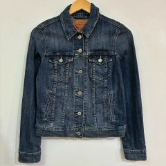 Levi's ダークグレー デニムジャケット M - メルカリ