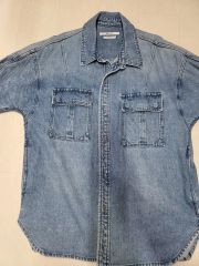 Sacai デニムシャツ 23ss 半袖 - メルカリ