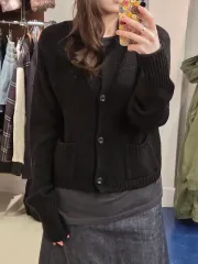 Jil Sander ジルサンダー ブラック カーディガンのサムネイル