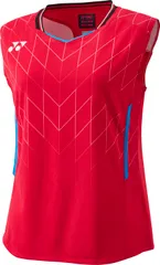 ヨネックス YONEX テニス ウィメンズゲームシャツ   ノースリーブ   20916Y 364 ジャパンレッド