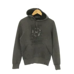ポロ ラルフローレン POLO RALPH LAUREN プルパーカー XS グレー 長袖 ロゴプリント ポケット /CK9 ■GY99