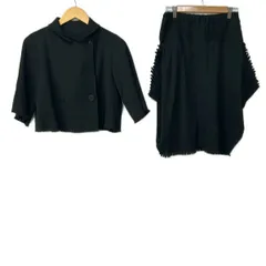 ISSEYMIYAKE(イッセイミヤケ) スカートセットアップ レディース美品  - 黒のサムネイル