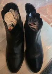 ブラック アンクル ブーツ