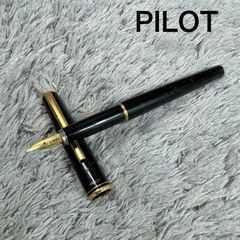 スペアインク付◎PILOT セレモ 万年筆 14金 585 M 黒 ゴールド - メルカリ