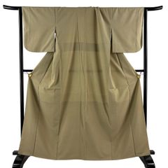 美品 単衣 粋な縞柄 縮緬地 小紋（正絹）仕立上り＜KK1170＞ - メルカリ