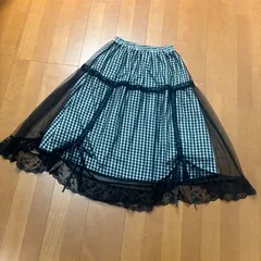 アクシーズファム ポエティック♡春夏♡チュール フレアスカート♡
