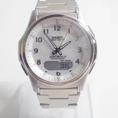 A6248 CASIO wave ceptor WVA-M630 腕時計 ソーラー電波計