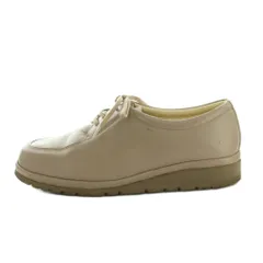 アシックス asics ウォーキングシューズ レザー 22.5cm ベージュ WP7805 /MI ■GY11
