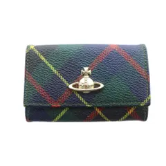 ヴィヴィアンウエストウッド Vivienne Westwood キーケース 6連 キーリング PVC チェック柄 ロゴ マルチカラー ■GY18 /MQ