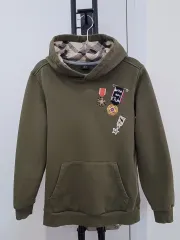 DAKS Little(ダックスキッズ) パッチ 装飾 起毛 フーディー 140サイズのサムネイル