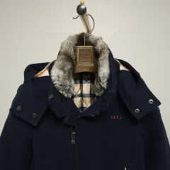130 ) DAKS キッズ デニムトゥーウールコートのサムネイル