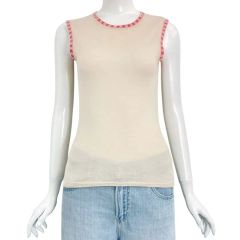 CHANEL タンクトップ 21S 34サイズ ブラック - メルカリ