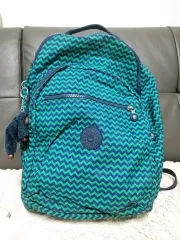 キプリング バックパック ZIGZAG ジグザグ パータン + キーホルダー 含む