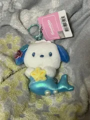サンリオ ポチャッコ 人魚 キーホルダー 正規品 タグ