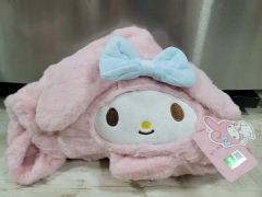 汎用うさぎ】フード付きブランケット ピンク - メルカリ