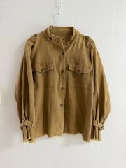 vintage シルク混テーラードジャケット レトロモダン グランパコア 