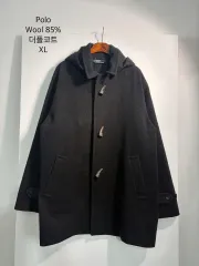 XL Polo ポロ ラルフローレン ウール ブレンド WHO フーデッド ダッフルコートのサムネイル