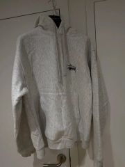 美品 OLD STUSSY コットン フルジップ ブルゾン グレー L | Mercari
