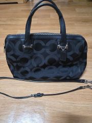 美品✨ COACH CR390 2WAY レザートート A4 グレージュ 通勤 - メルカリ