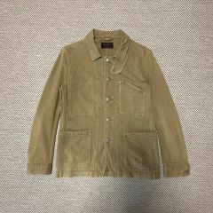 オーギャルソン EDDY ワークジャケット カバーオール 生成り S 日本製 