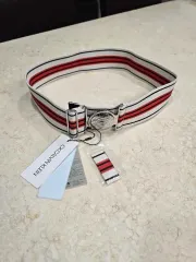 Calvin Klein カルバン・クライン ストライプ ベルト 新品 75のサムネイル