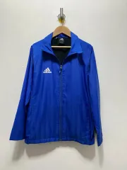 M/ 95 アディダス ブルー トレーナー ウィンドブレーカー ジャケット