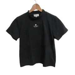 クレージュ 半袖Ｔシャツ トップス モックネック ロゴ レディース 40サイズ ブラック courreges 【中古】のサムネイル