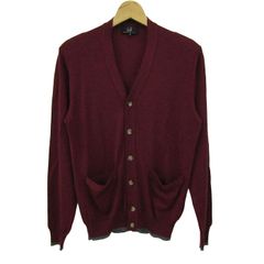 dunhill ダンヒル ウール ダブル ニット ジャケット M カーディガン 