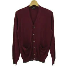ダンヒル ロンドン エンジニアード フィット カーディガン 長袖 ウール100% メンズ Sサイズ エンジ Dunhill 【中古】のサムネイル