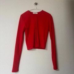PATOU リブニット ジップアップ カーディガン レッド S PATOU リブニット ジップアップ カーディガン レッド S - メルカリ