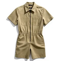A.P.C. アペセ 半袖 ジップアップ オールインワン 36のサムネイル