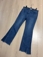 サンドロ SANDRO ブーツカット デニム パンツ インディゴ フレア ジーン ストレッチ ジーンズ ベルボトムのサムネイル
