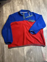 21FW patagonia パタゴニア Synchilla（シンチラ）スナップ-T ロイヤルブルー/レッド