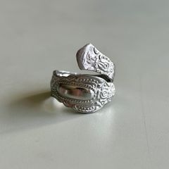 フォーク バングル スプーンリング セット エイジング加工 - メルカリ