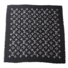 ルイヴィト　大判ストール LOUIS VUITTON（ルイ・ヴィトン） 大判ストール ウール100% ブラウン