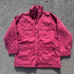 USA製 プラジャック コーチジャケット バックプリント ビッグサイズ 赤