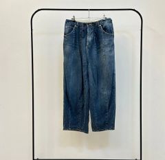 40s 大戦モデル デニムベイカーパンツ ドーナツボタン ペインター
