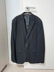 ユニクロアンドルメール ウールブレンドショールカラージャケット＋E