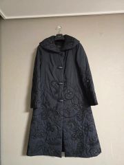❤️メルヘン88❤️】軽量・暖か花柄ステッチ エレガント 中綿 