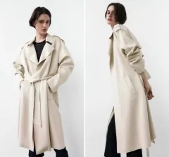 ZARA ザラ スウェード トレンチコート