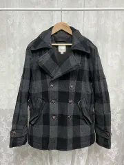 M) ディーゼル DIESEL ヴィンテージ CHECK コート チャコールのサムネイル