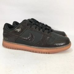 NIKE ナイキ ウィメンズ ダンク ロー クロコダイル ブラック 26.5cm
