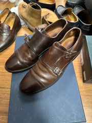 未使用】Dunhill ダンヒル モンクストラップ 25cm Brioni箱 - メルカリ
