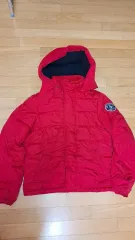 Abercrombie レッド パファー ダウン アウター 110 31番