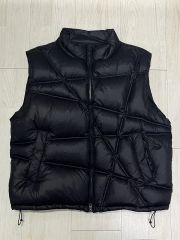 ☆美品 ノースフェイス ダウンベスト メンズ L 黒 600FP アセント 希少