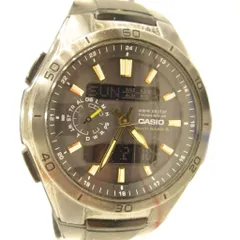 カシオ CASIO WVA-M650 腕時計 ウォッチ ソーラー アナデジ カレンダー付き 黒 ブラック ■GY11 /MQ