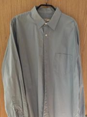 markaware HUGE SHIRTトロピカルシャツ青 長袖シャツsize3 - メルカリ