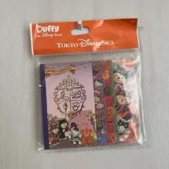文具割引10% TOKYO DISNEYSEA ダッフィー＆フレンズ ハロウィーン メモ帳 セット